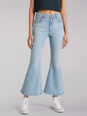 Med det samme Utilgængelig margen Women's Lee European Collection High Rise Split Flare Jean
