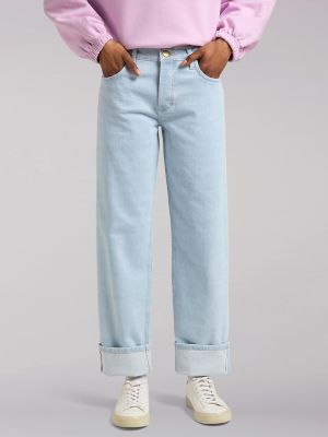 W' Jane Soft Diffused Blue Denim Jeans Pants