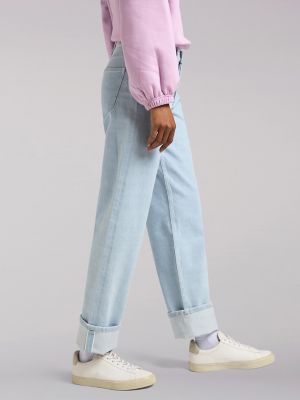 Women's Jane Straight Cuffed Jean in Retro Light