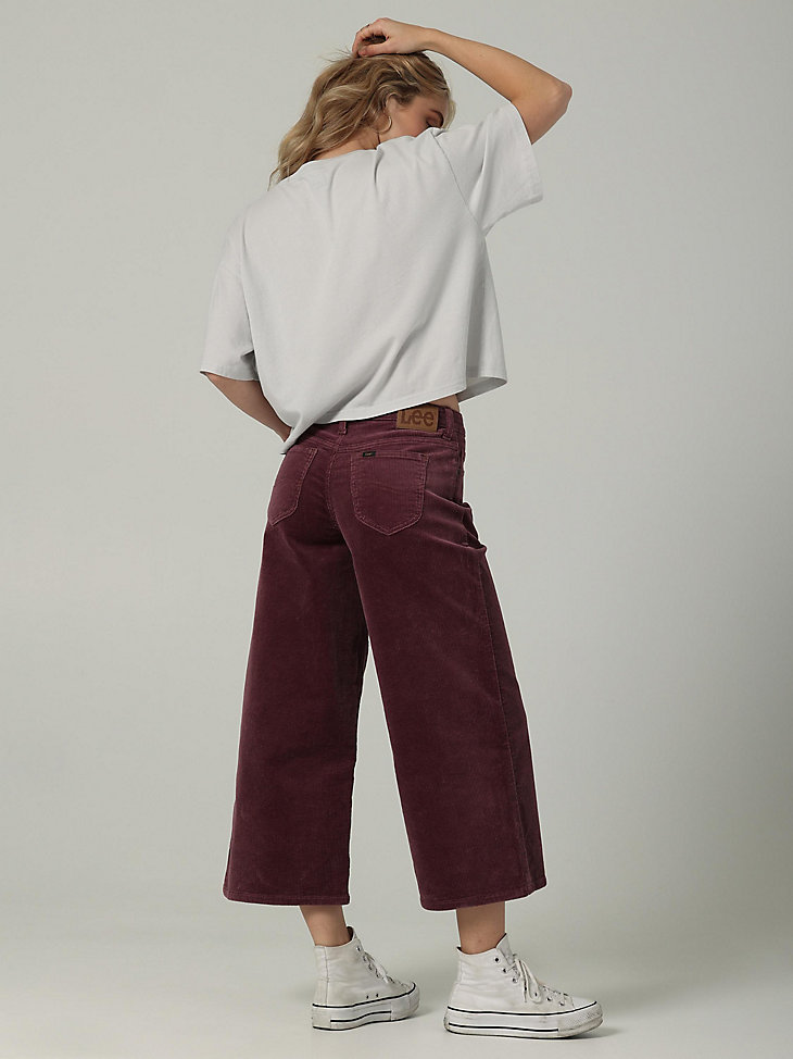 Women's Vintage Modern High Rise Corduroy 90's Pipe Jean alternative view