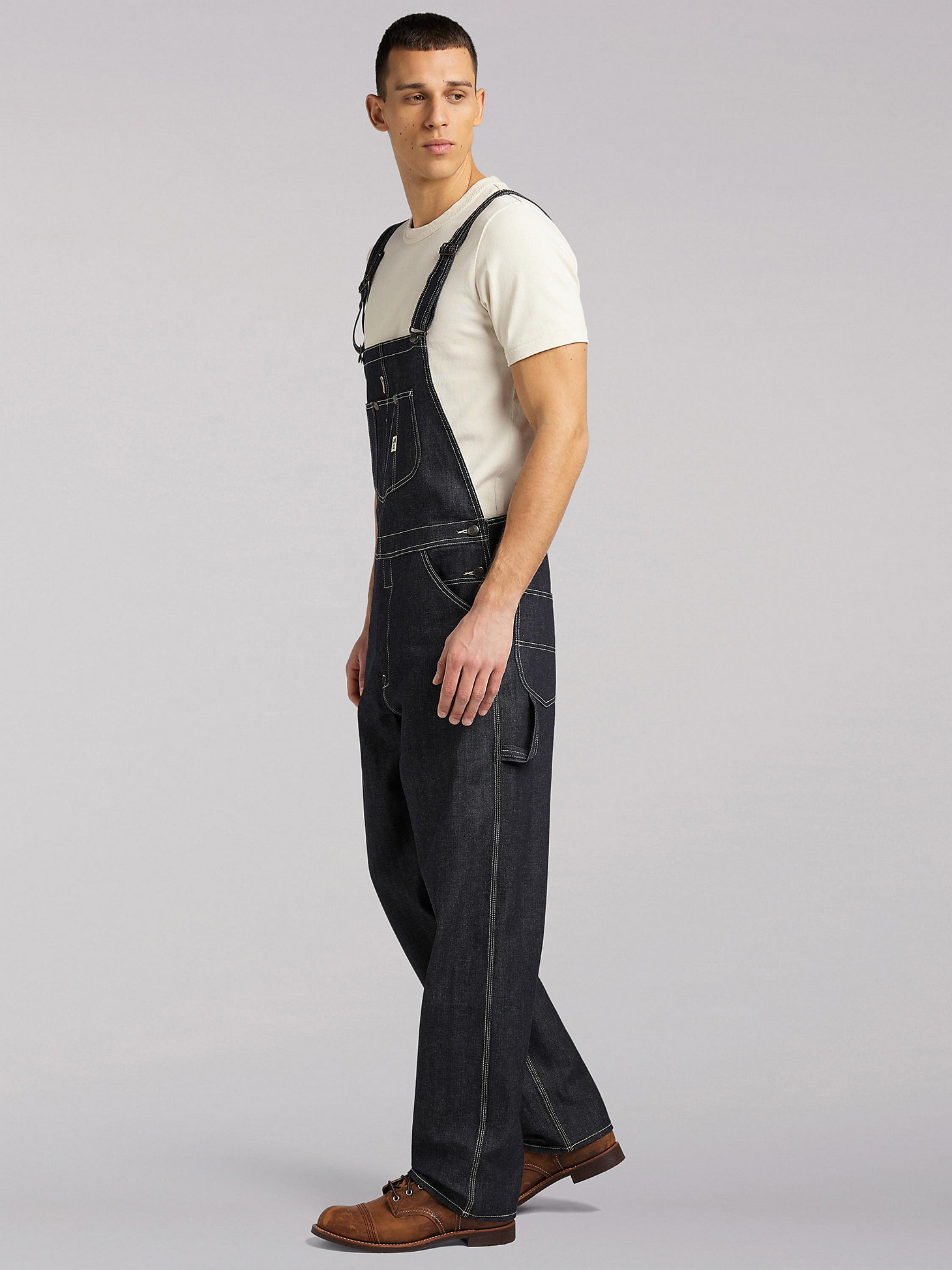 Men's Lee 101 Relaxed Fit Bib Overall in Dry alternative view 2