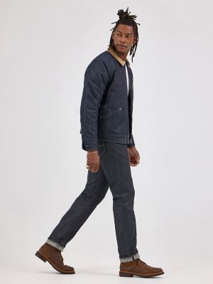 Men's Lee 101 Z Regular Fit Straight Leg Jean in Dry Indigo alternative view 2