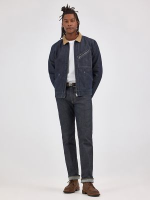 Men's Lee 101 Z Regular Fit Straight Leg Jean in Dry Indigo alternative view 3