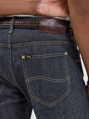 Men's Lee 101 Z Regular Fit Straight Leg Jean in Dry Indigo alternative view 5