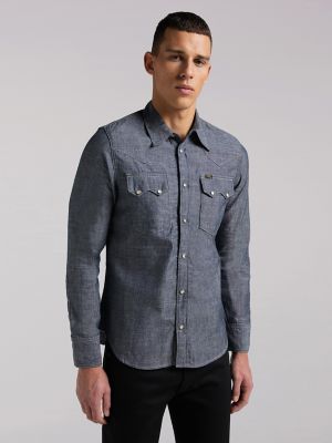 PML Western Denim Shirt - Linen - Leffot