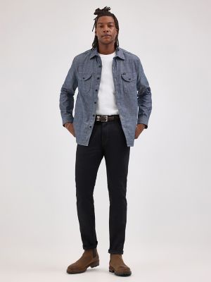 Men's Lee 101 Rider&trade; Jean in Dry Black alternative view 3