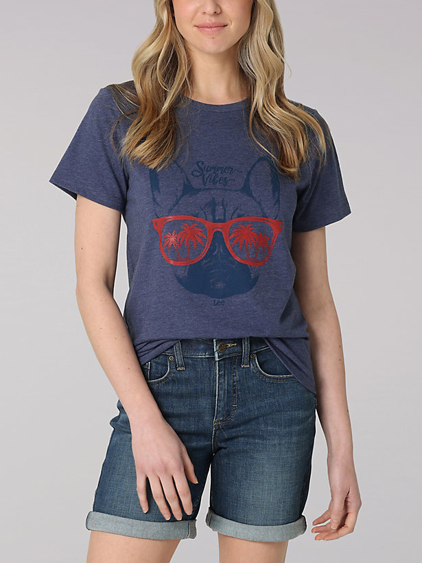 Lee Dog with Sunglasses Graphic Tee
