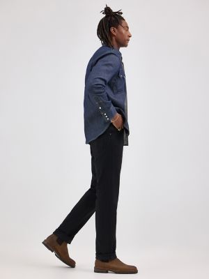 Men's Lee 101 Z Regular Fit Straight Leg Jean in Dry Black alternative view 2