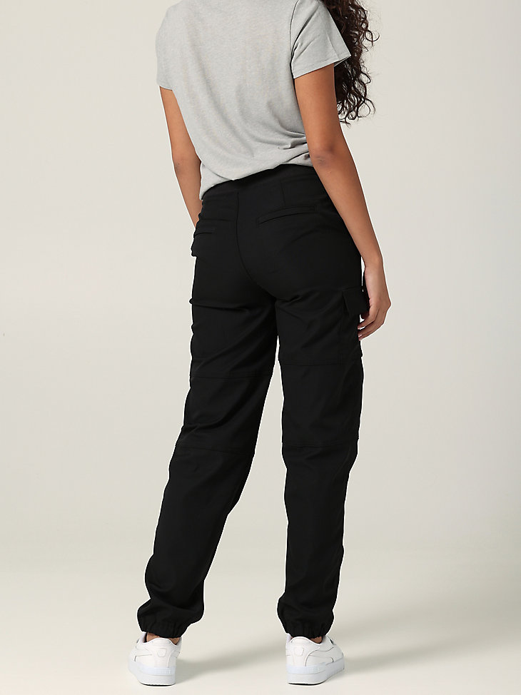 Women's Flex-to-Go Single Pocket Cargo Jogger Pant (Petite) in Unionall Black alternative view