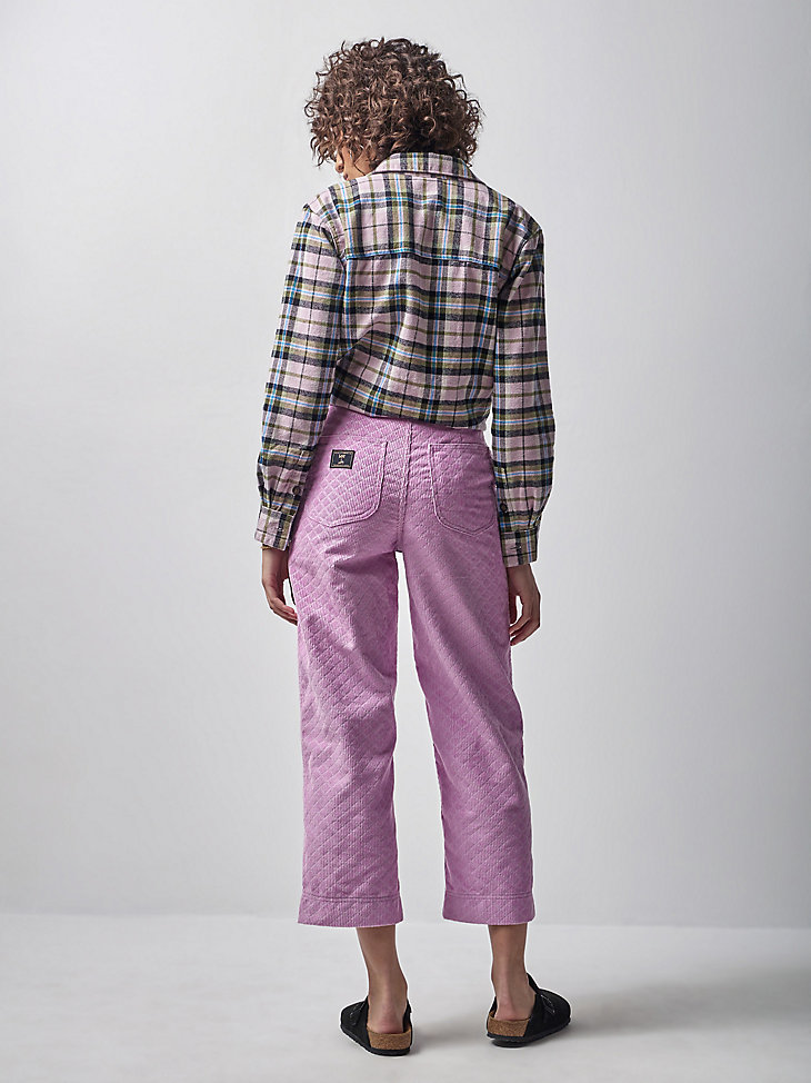 Women's Lee® x The Brooklyn Circus® Whizit Zip Corduroy Pant in Sugar Lilac alternative view 2
