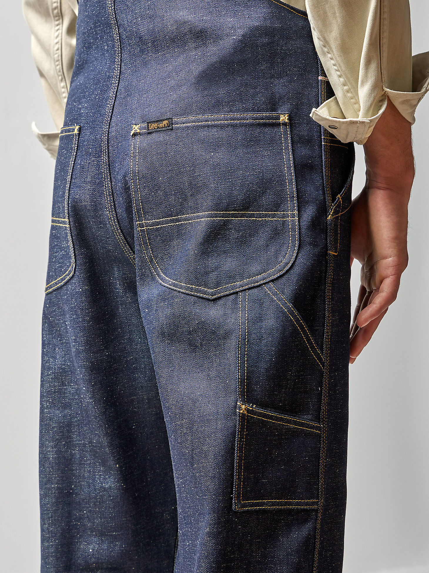 Men's Lee® x The Brooklyn Circus® Whizit Zip Overall in Indigo Selvedge alternative view 7