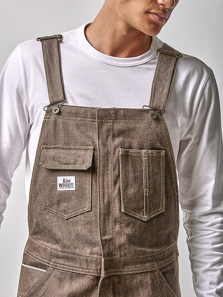 Men's Lee® x The Brooklyn Circus® Whizit Zip Overall in Brown Selvedge alternative view 3
