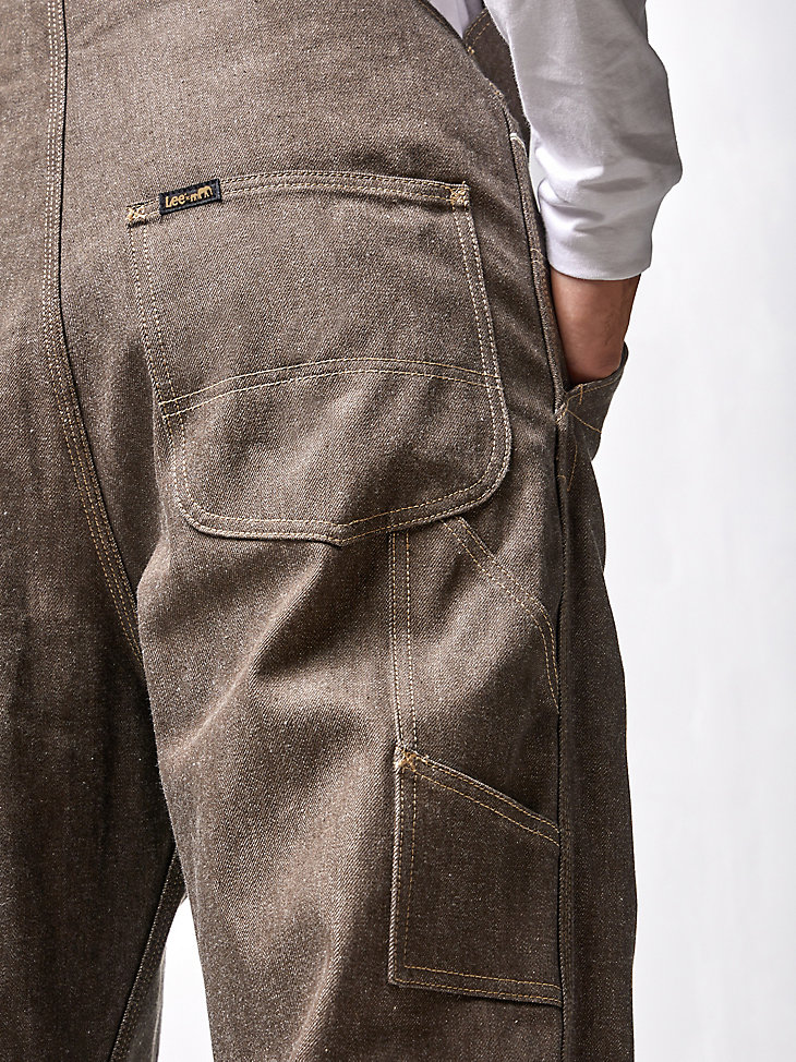 Men's Lee® x The Brooklyn Circus® Whizit Zip Overall in Brown Selvedge alternative view 5