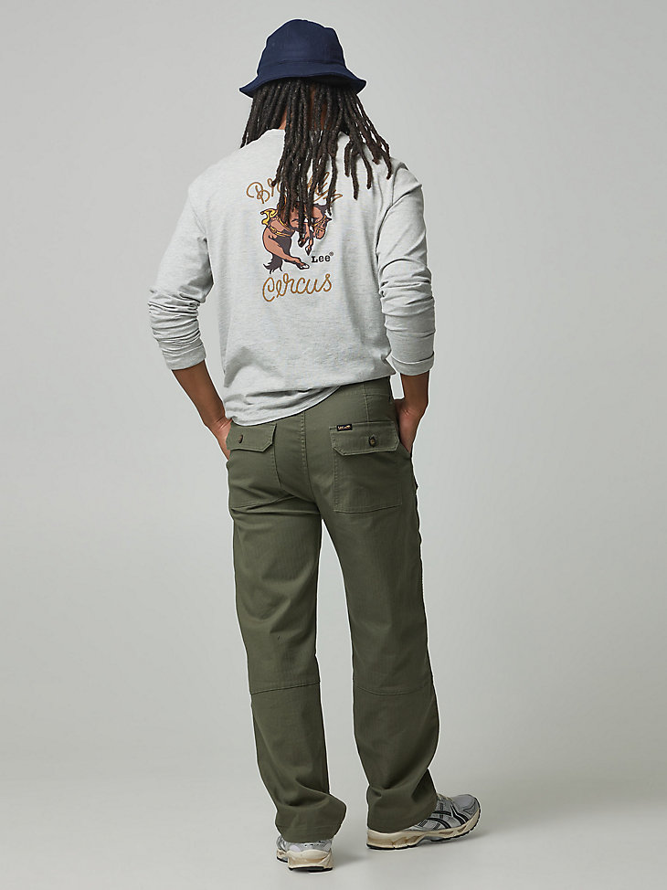 Men's Lee® x The Brooklyn Circus® Drawstring Supply Pant in Muted Olive alternative view