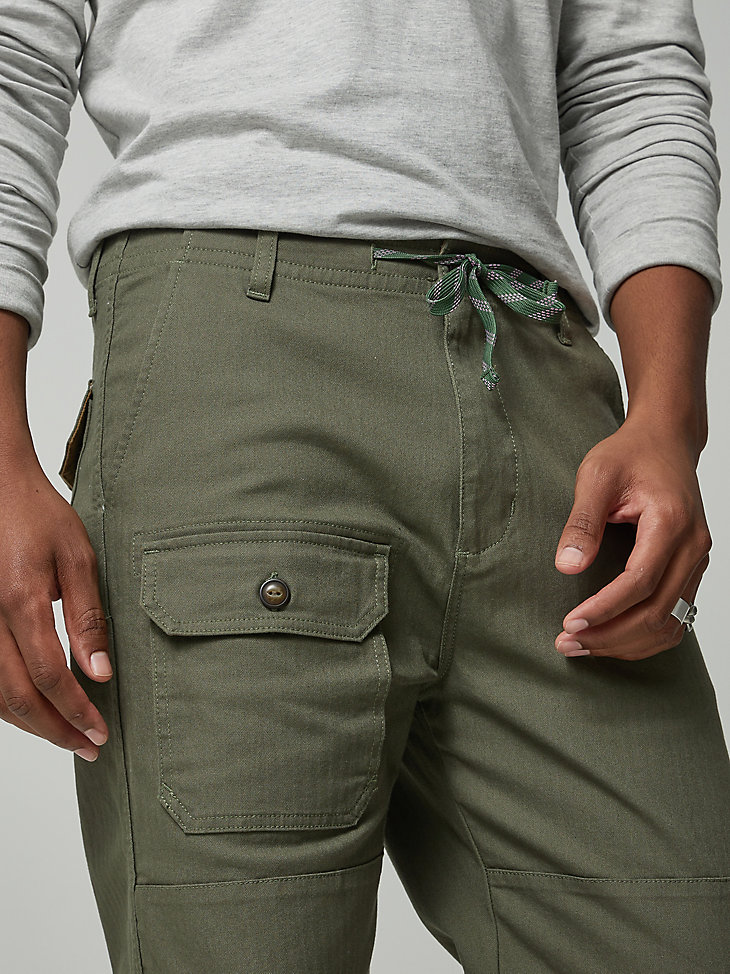 Men's Lee® x The Brooklyn Circus® Drawstring Supply Pant in Muted Olive alternative view 5