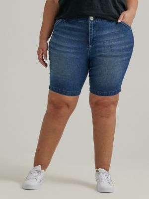 Lee comfort waist shorts plus size online