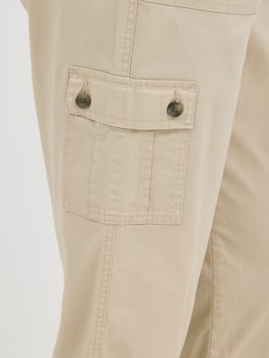 Women's Ultra Lux with Flex-to-Go Relaxed Cargo Capri in Pioneer Beige alternative view 5