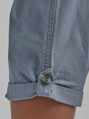 Women's Ultra Lux with Flex-to-Go Relaxed Cargo Capri in Tech Grey alternative view 4