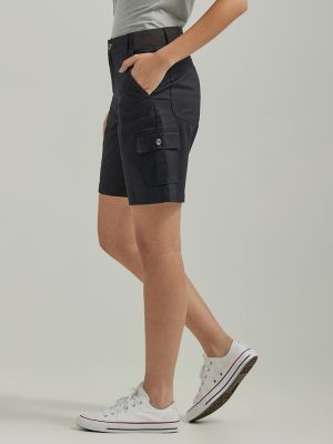 Womens Ultra Lux Comfort With Flex To Go Relaxed Fit Cargo Bermuda Womens Shorts Lee®