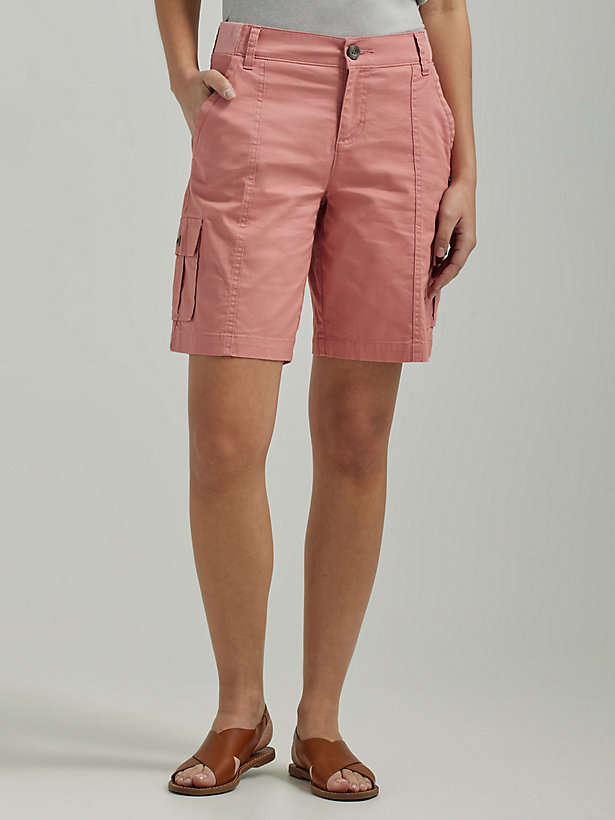 Women's Ultra Lux Comfort with Flex-to-Go Relaxed Fit Cargo Bermuda