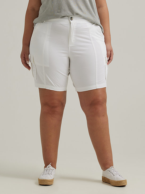 Women's Ultra Lux Comfort with Flex-to-Go Relaxed Fit Cargo Bermuda (Plus)