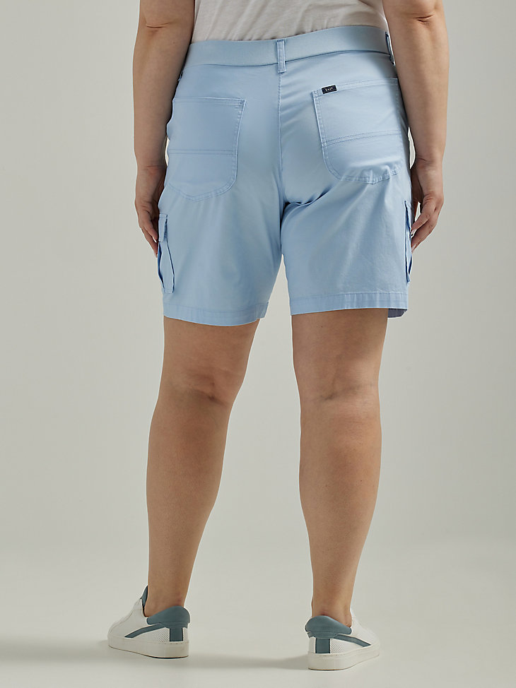 Women's Ultra Lux with Flex-to-Go Relaxed Cargo Bermuda (Plus) in Blue Sky alternative view