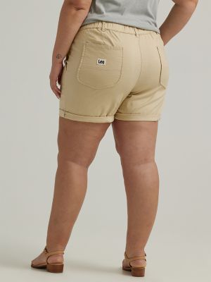 Women's Legendary Rolled Short (Plus) in Pioneer Beige