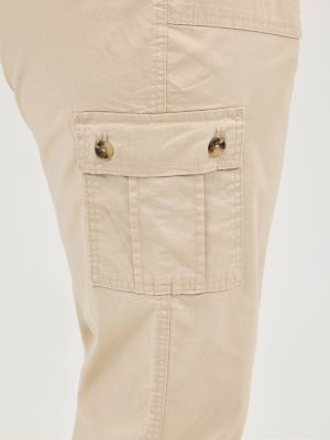 Women's Ultra Lux with Flex-To-Go Relaxed Cargo Capri (Plus) in Pioneer Beige alternative view 5