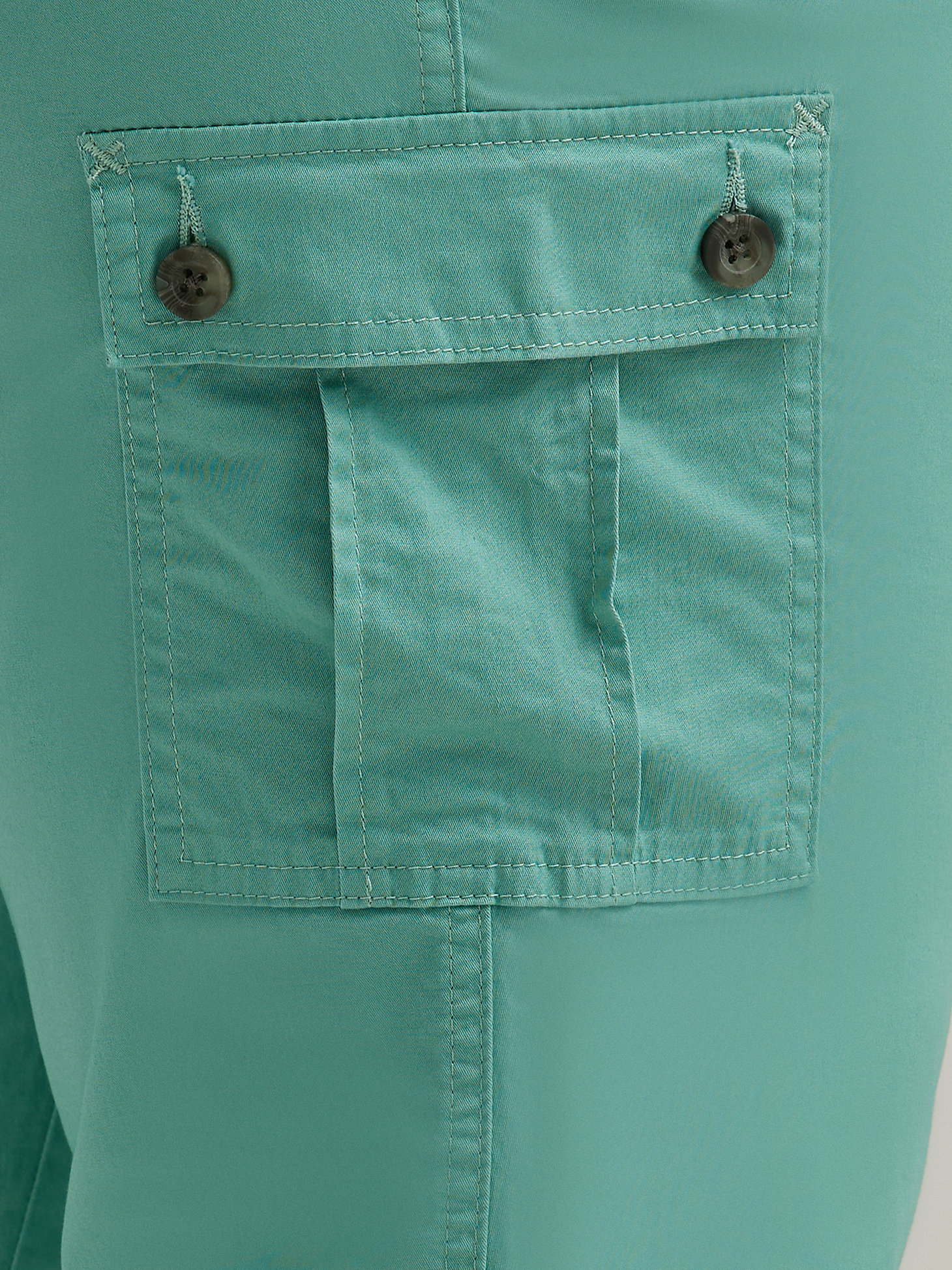 Women's Ultra Lux with Flex-To-Go Relaxed Cargo Capri (Plus) in Dusty Jade alternative view 3