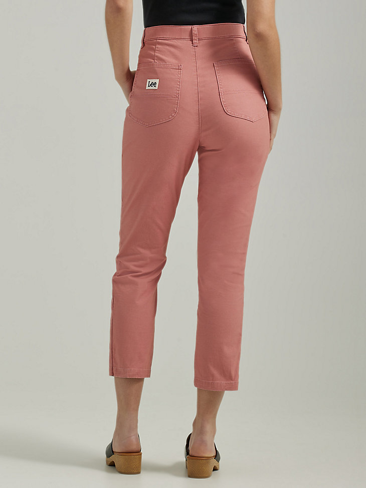 Women's Ultra Lux Seamed Crop Pant in Mallory alternative view