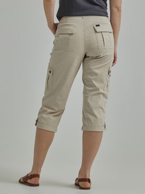 Women's Flex-To-Go Relaxed Fit Cargo Capri (Petite)