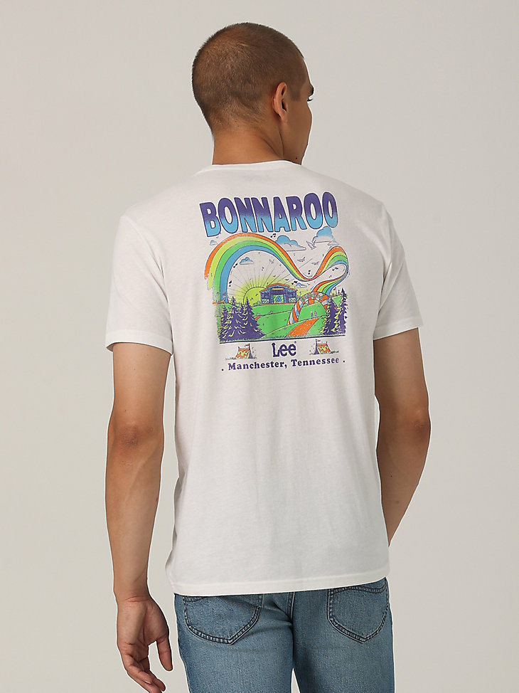 Men's Lee X Bonnaroo Festival Graphic Tee in Washed Black main view