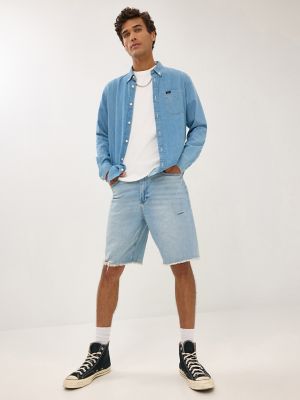 Men's Heritage Loose Fit Slouch Denim Short