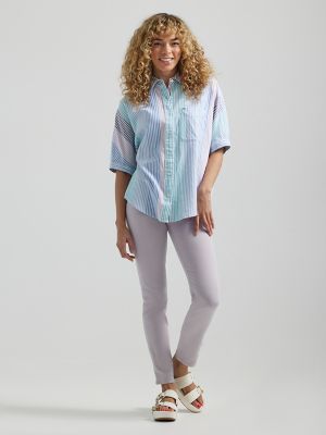 Women's Lee European Collection Carol Straight Jean in Deep Fog alternative view 4