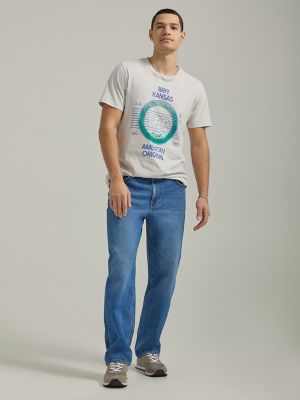 Men s Lee European Collection Asher Loose Fit Jean in Azure