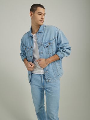 Men's Blue Jeans Jacket