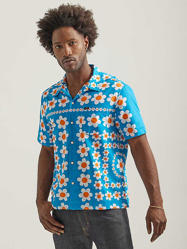 Men's Lee 101 Floral Resort Shirt
