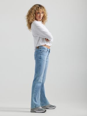 Women's Low Rise Bootcut Jean in Morning Night alternative view 2