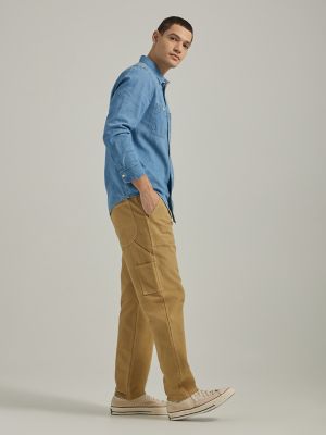 Men's Canvas Workwear Pant in Clay