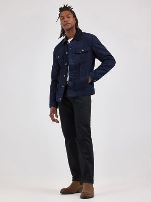 Lee black 2025 denim jacket