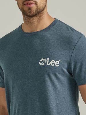 Lee Men's T-Shirt - Navy - XL