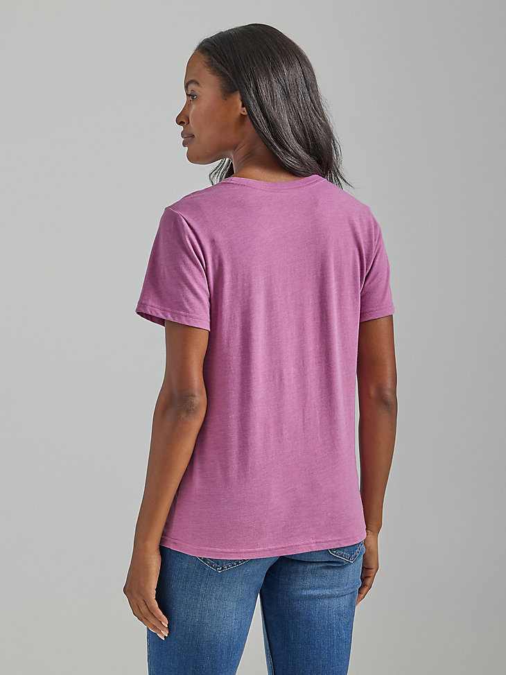 Women's Color Twitch Graphic Tee in Prunella Heather alternative view