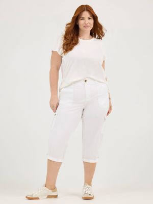 Women's Ultra Lux Comfort with Flex-To-Go Relaxed Fit Cargo Capri (Plus)
