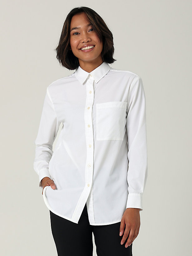Women's H.D. Lee One Pocket Button Down Shirt