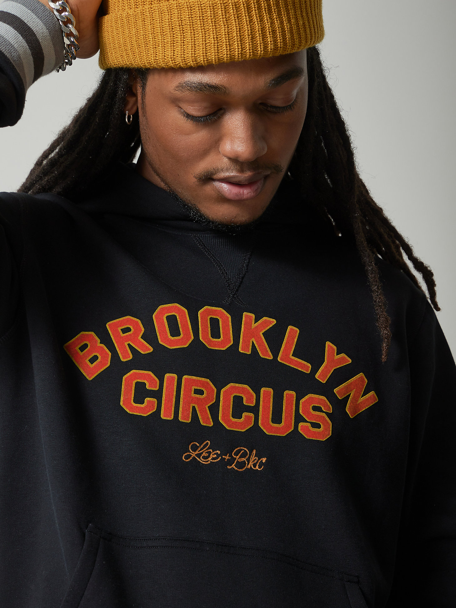 Lee® x The Brooklyn Circus® Graphic Hoodie in Black alternative view 4