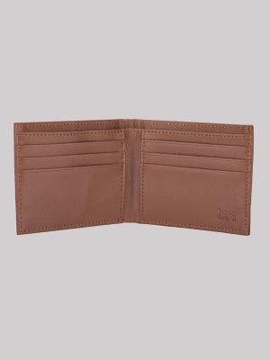 Men's Embossed Logo Bifold Wallet