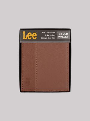 Men's Embossed Logo Bifold Wallet