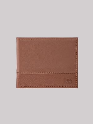 Men's Embossed Logo Bifold Wallet