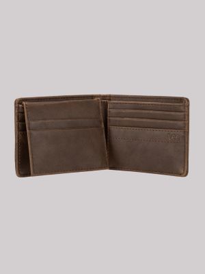 Men's Embossed Logo Passcase Wallet
