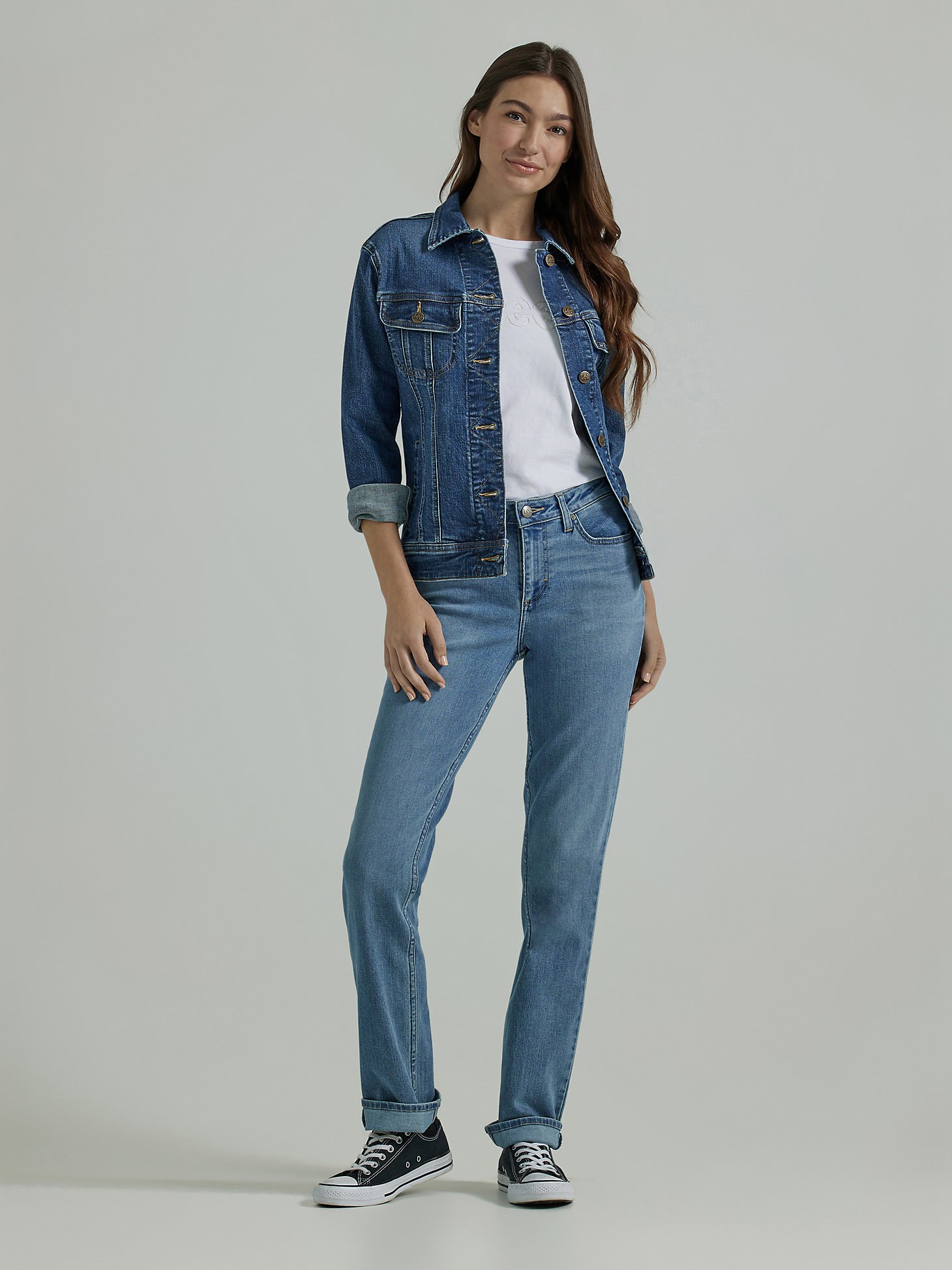 Women's Legendary Regular Straight Jean in With Purpose Blue alternative view 1